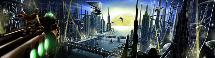 Überstix Futuristic City